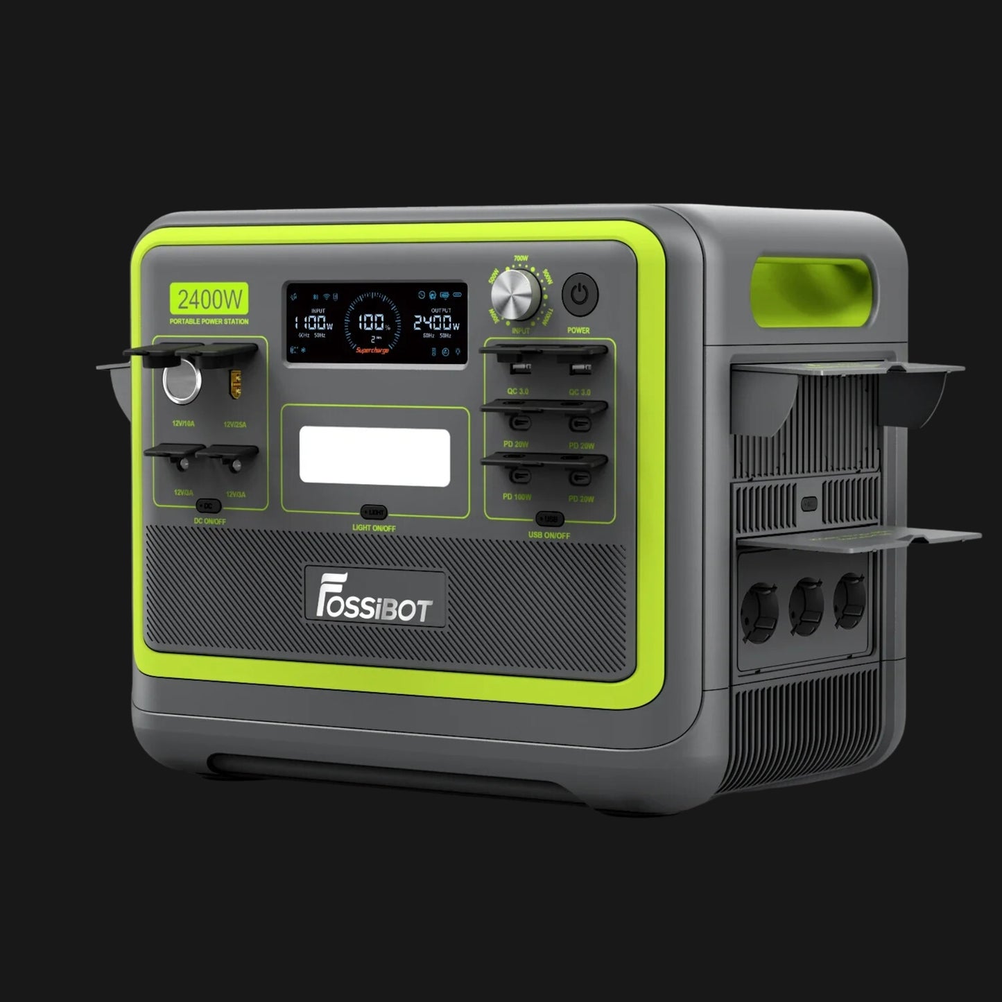 Przenośna stacja zasilania FOSSiBOT F2400 | 2400W | 2048Wh | UPS