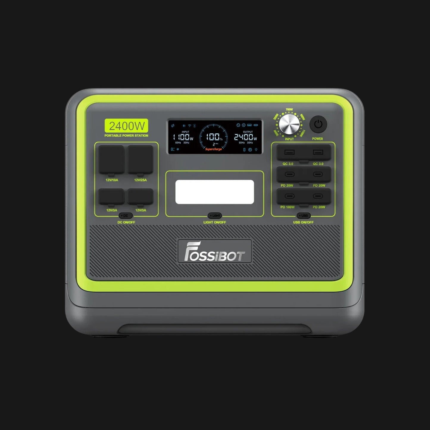 Przenośna stacja zasilania FOSSiBOT F2400 | 2400W | 2048Wh | UPS