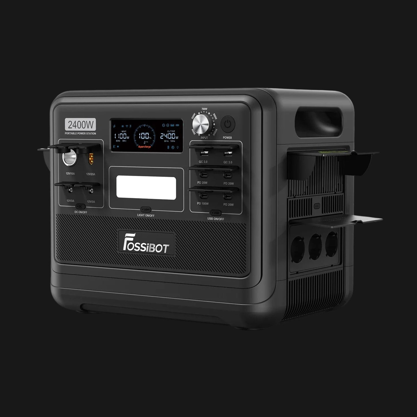 Przenośna stacja zasilania FOSSiBOT F2400 | 2400W | 2048Wh | UPS