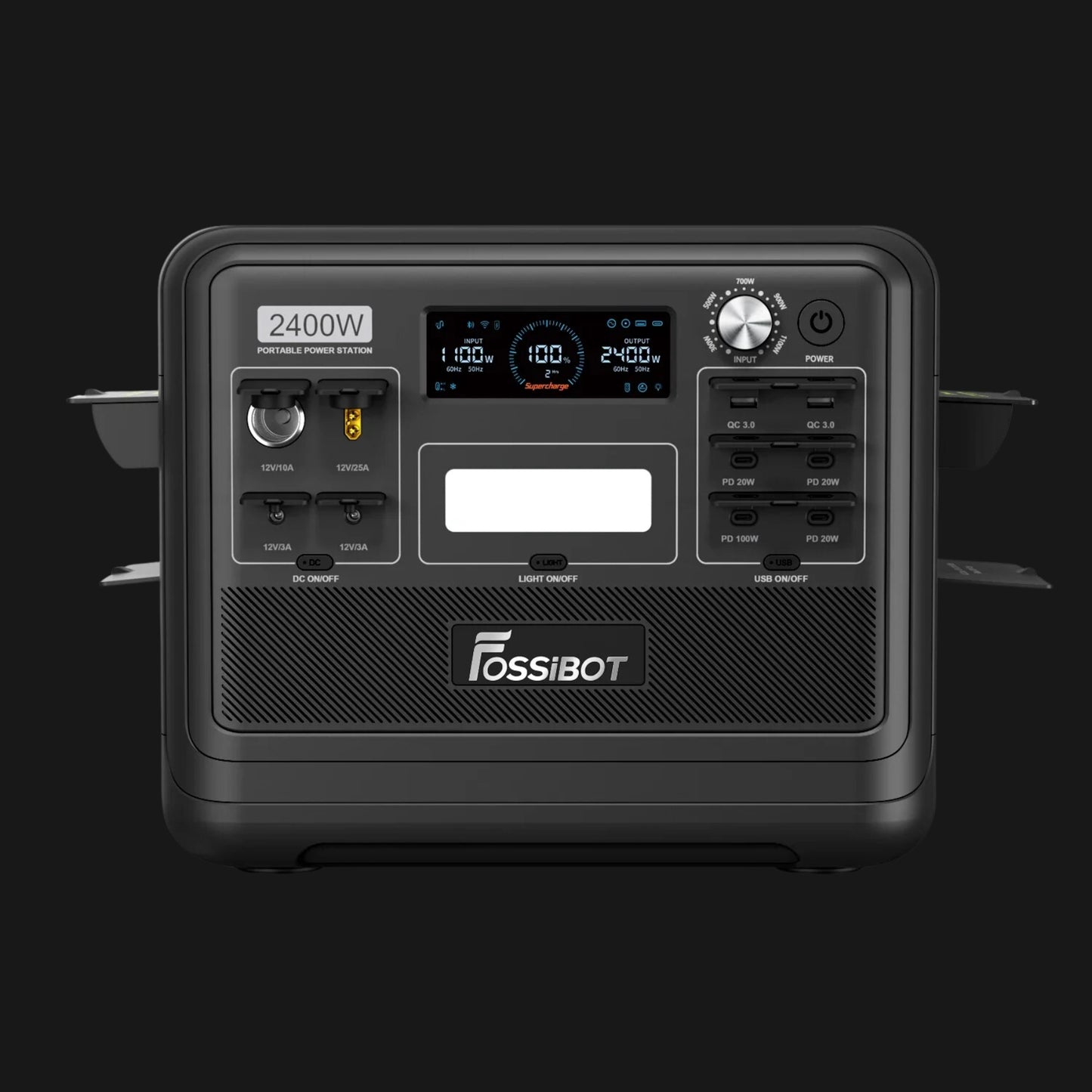 Przenośna stacja zasilania FOSSiBOT F2400 | 2400W | 2048Wh | UPS