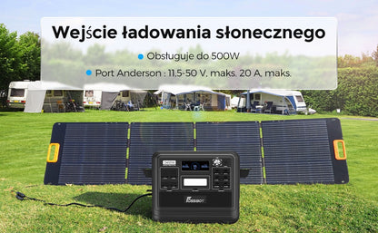 Przenośna stacja zasilania FOSSiBOT F2400 | 2400W | 2048Wh | UPS